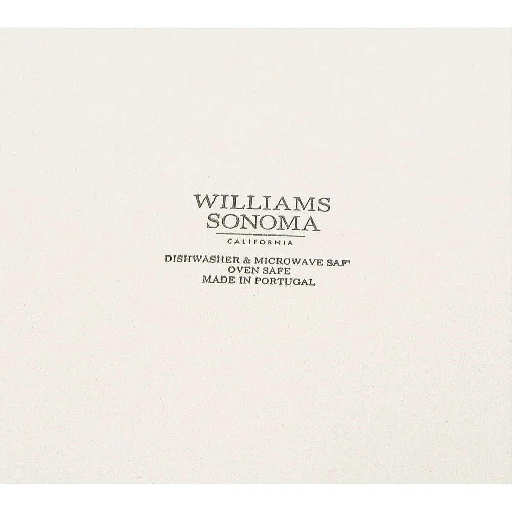 Williams Sonoma Blue Square Baker Ovenware 9x9 Made in Portugal